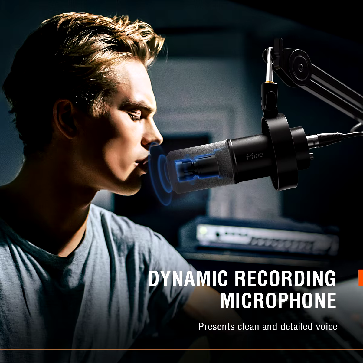 Fifine K688 Usb Xlr Dynamic Microphone B