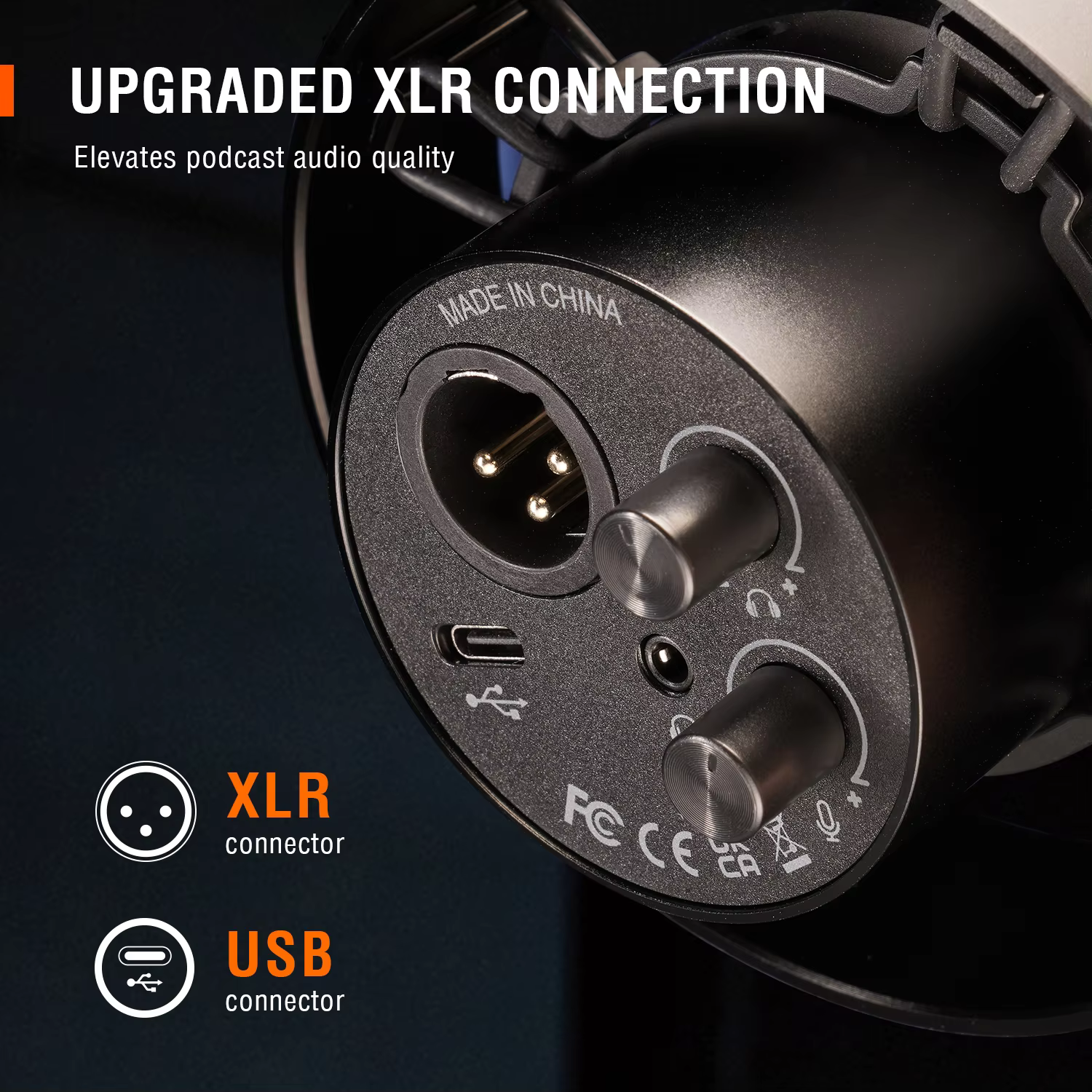 Fifine K688 Usb Xlr Dynamic Microphone C