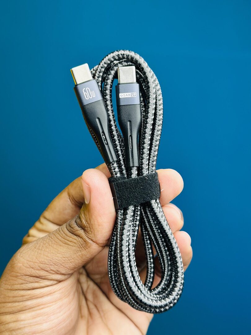 Gearup Cc6015 Type C To C 60W Pd Fast Charging &Amp; Data Cable – 1 5M A