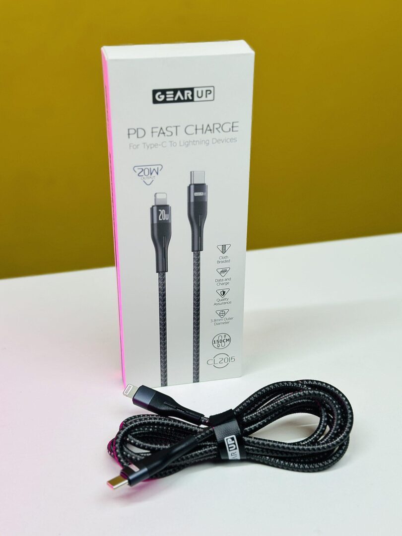 Gearup Cl2015 Type C To Lightning 20W Pd Fast Charging Cable &Amp; Data Cable 1 5M A
