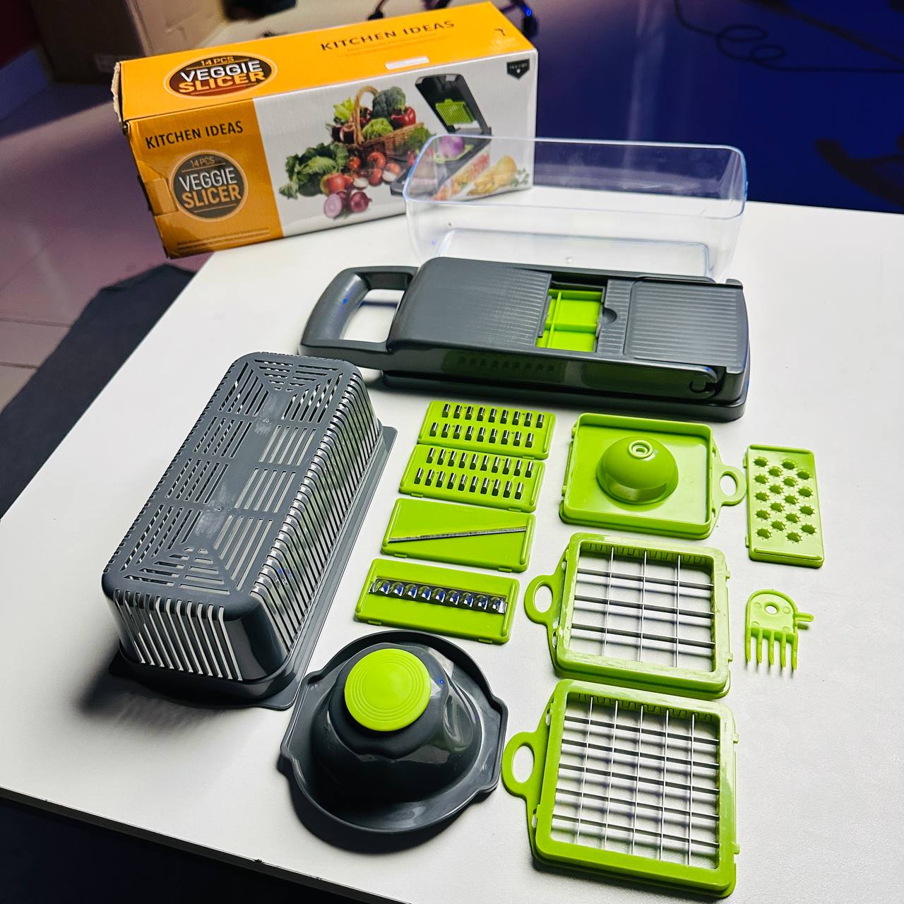 Gearup Vc14 Premium 14 In 1 Vegetable And Fruits Multifunction Cutting Slicer Kitchen Tools A Gearup Vc14 Premium 14 In 1 Vegetable And Fruits Multifunction Cutting Slicer Kitchen Tools A