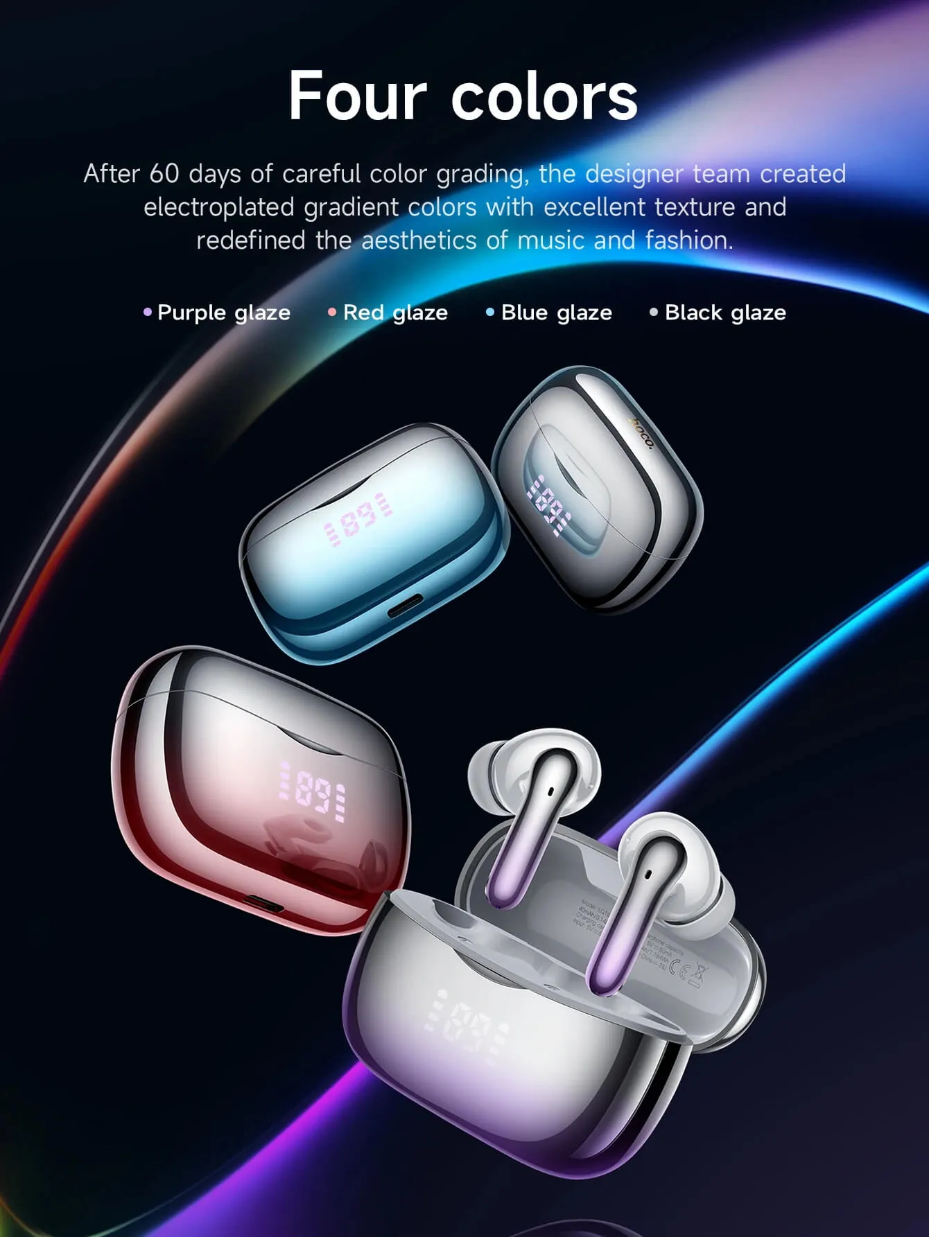 Hoco Eq16 Anc+Enc Tws Wireless Earbuds B Hoco Eq16 Anc+Enc Tws Wireless Earbuds B