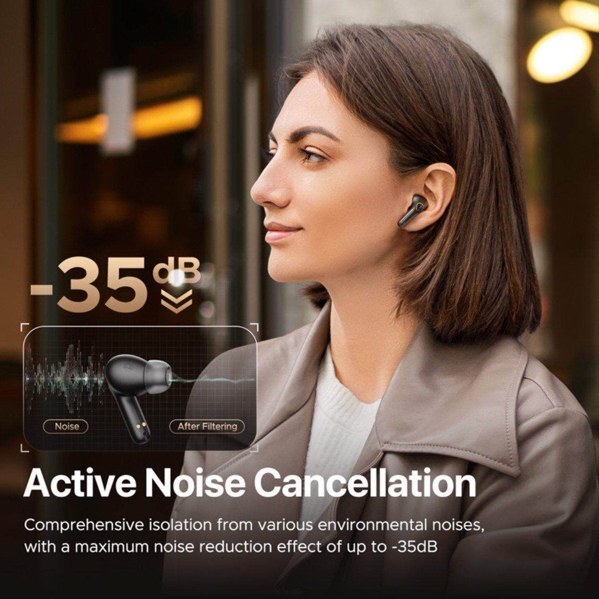 Soundpeats T3 Pro 35Db Anc Wireless Earbuds B