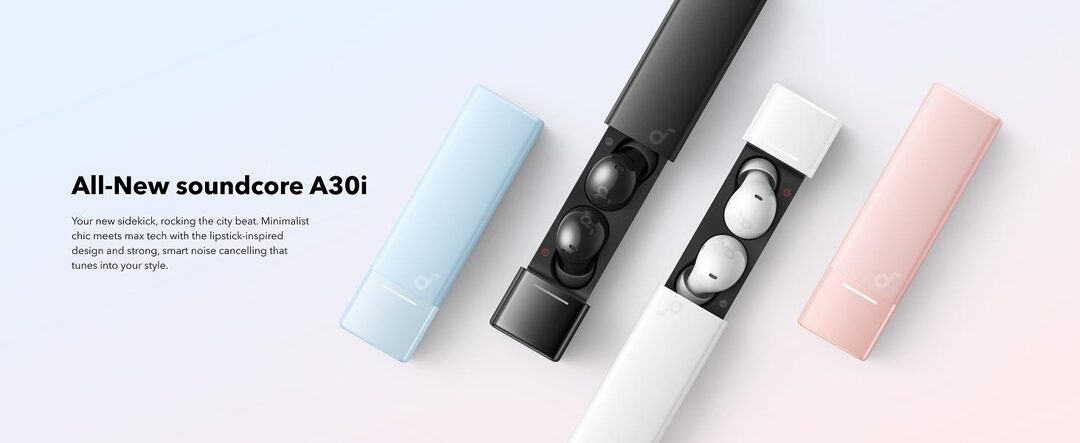 Anker Soundcore A30I Lipstick Shaped Smart Noise Cancelling Earbuds F