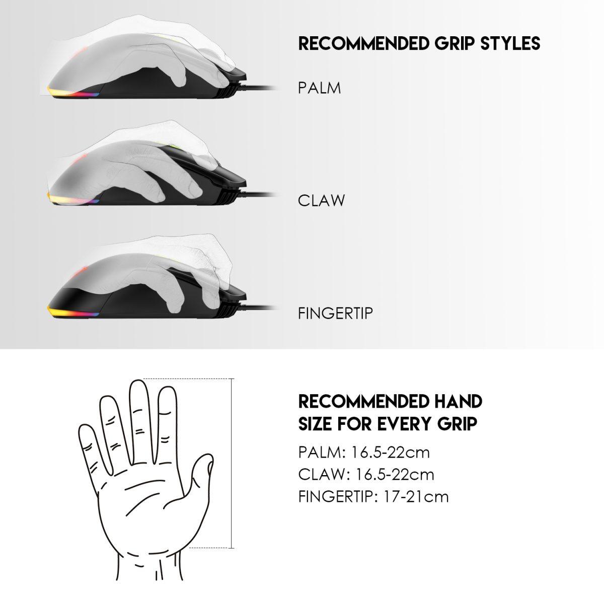 Fantech Phantom Ii Vx6 Ergonomic Macro Rgb Gaming Mouse E