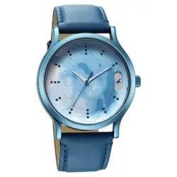 Fastrack 3296QL01 Urban Camo Blue Dial Ladies Watch
