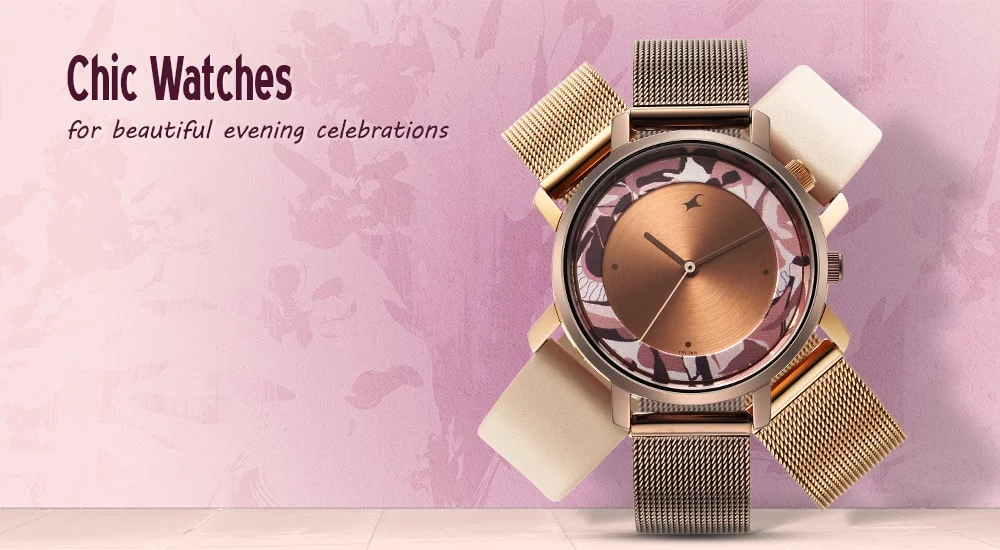 Fastrack 3296Ql01 Urban Camo Blue Dial Ladies Watch B Fastrack 3296Ql01 Urban Camo Blue Dial Ladies Watch B