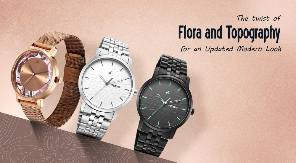 Fastrack 3296Ql02 Urban Camo Brown Dial Ladies Watch E