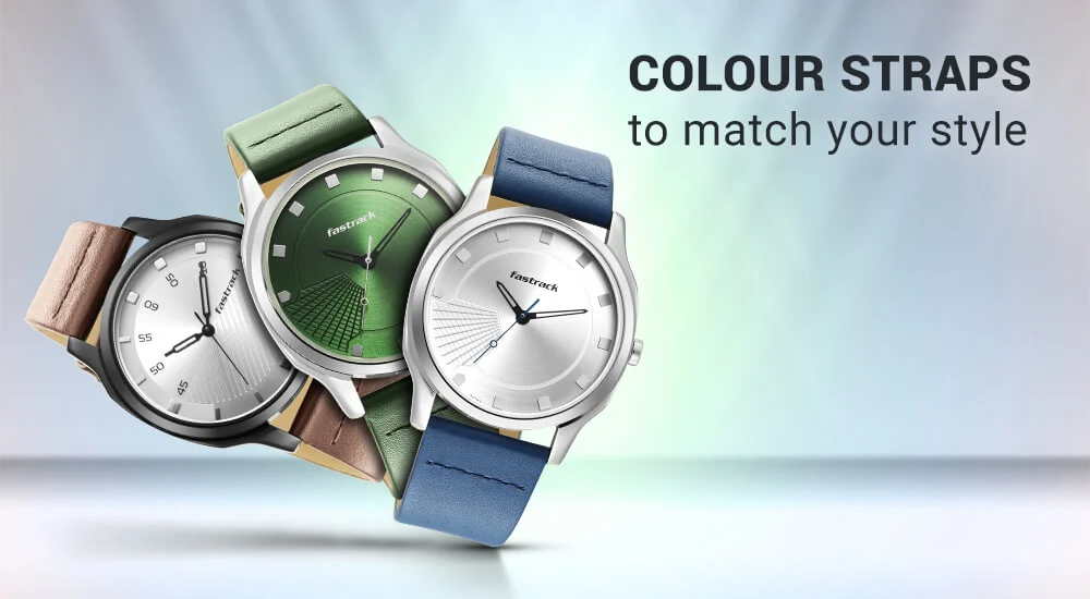 Fastrack Ns3255Nl03 Stunners Quartz Analog Dial Leather Strap Watch B