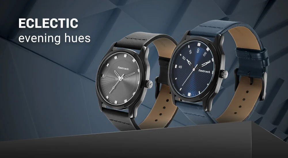 Fastrack Ns3255Nl03 Stunners Quartz Analog Dial Leather Strap Watch E