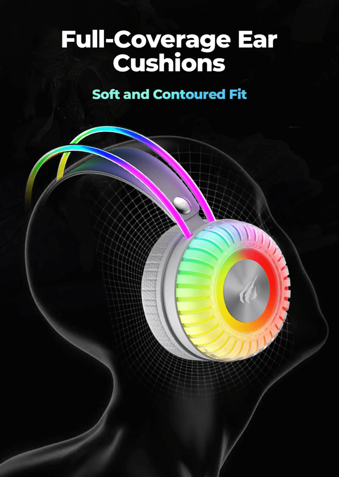 Havit H2046U Usb 7 1 Gaming Headphones D