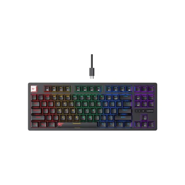 Havit Kb892L Backlit 87 Keys Mechanical Gaming Keyboard Havit Kb892L Backlit 87 Keys Mechanical Gaming Keyboard