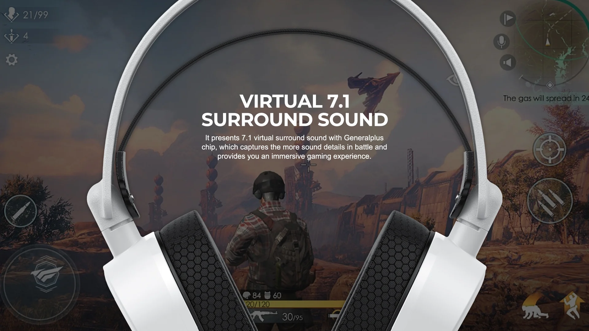 Havit H2038U Rgb Wired Gaming Headphone E