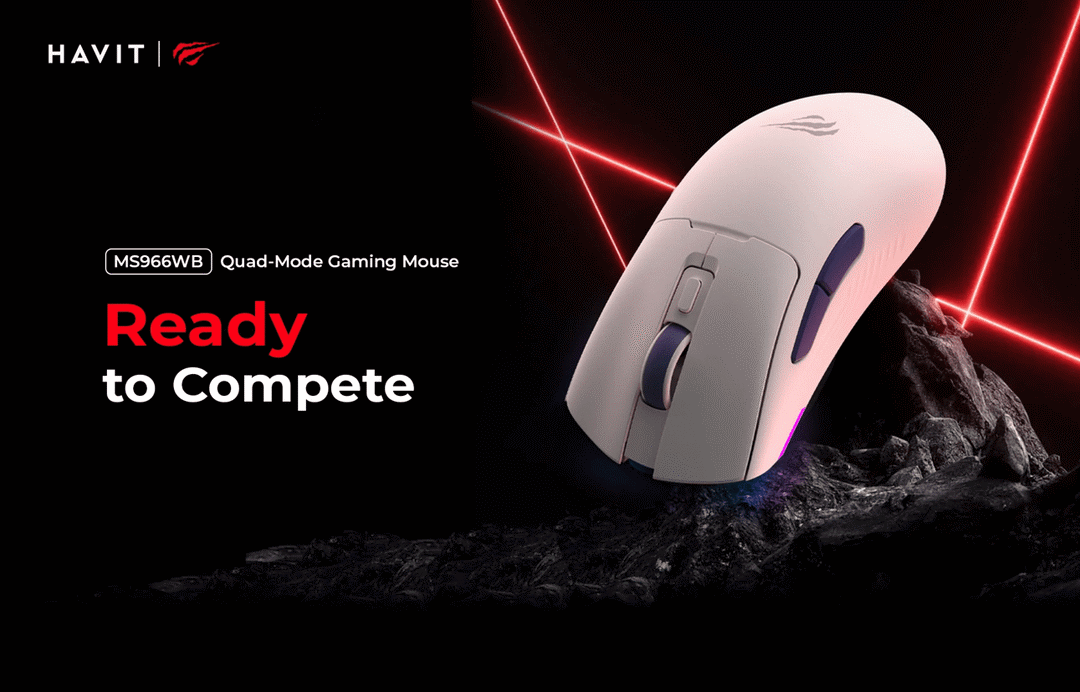 Havit Ms966Wb Bluetooth (Quad Mode) Gaming Mouse A