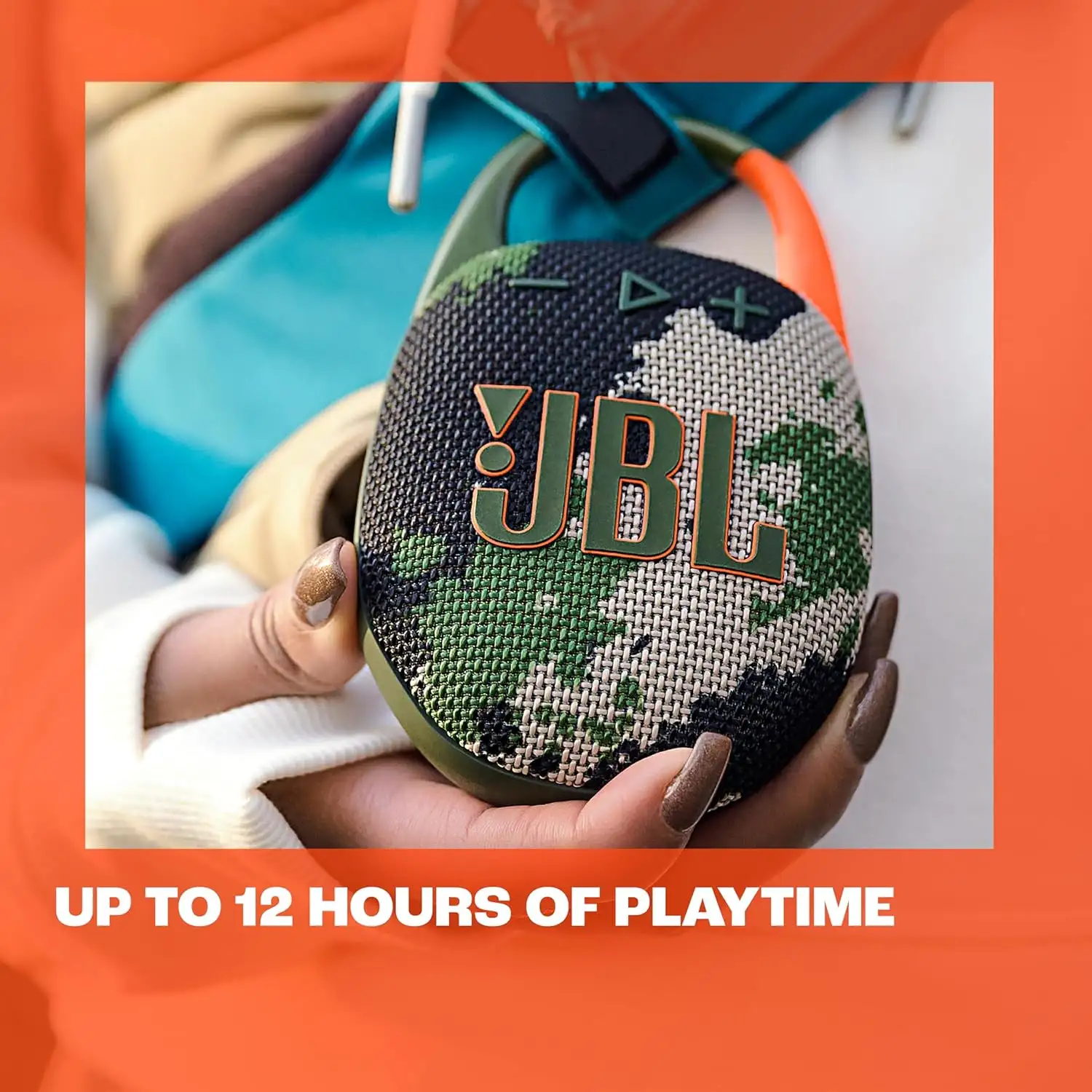 Jbl Clip 5 Squad Ultra Portable Bluetooth Speaker C