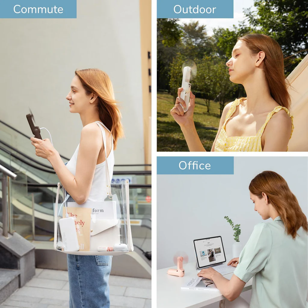 Jisulife F8X Mini Fan Portable Fan A