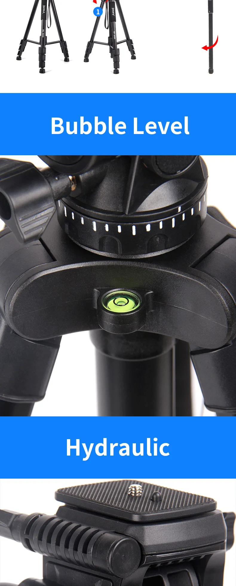 Jmary Kp 2599 Professional Camera Tripod Stand B