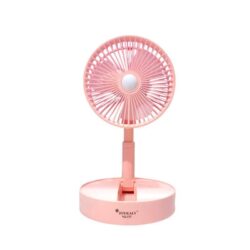 Joykaly YG 737 Rechargeable Table Fan with LED Light
