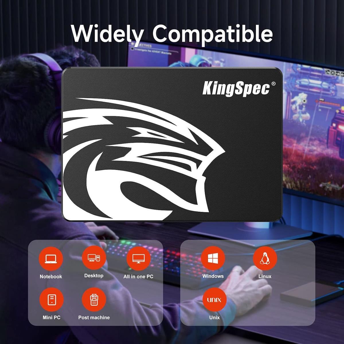 Kingspec P3 256Gb 2 5'' Sata Ssd D Kingspec P3 256Gb 2 5'' Sata Ssd D