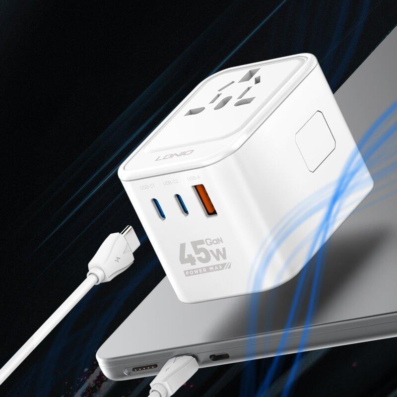 Ldnio Z8 45W Universal Travel Adapter B