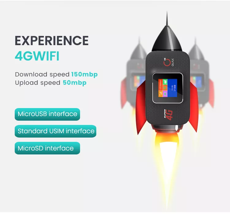 Olax Mf982 4G Lte Pocket Router C