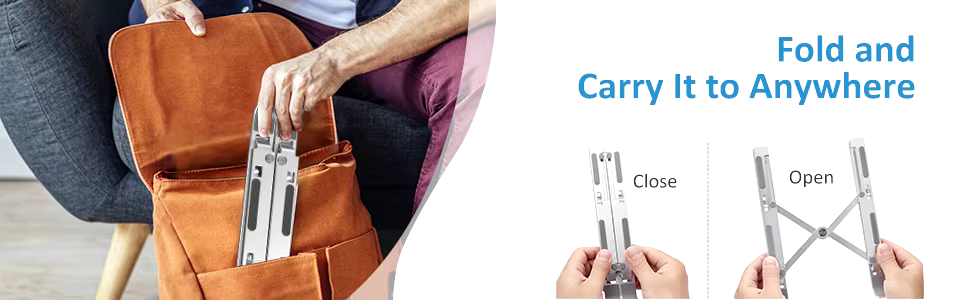Portable Aluminium Laptop Stand C