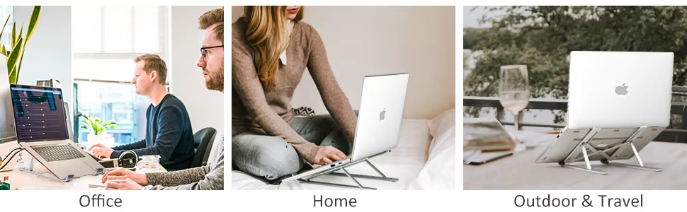 Portable Aluminium Laptop Stand D