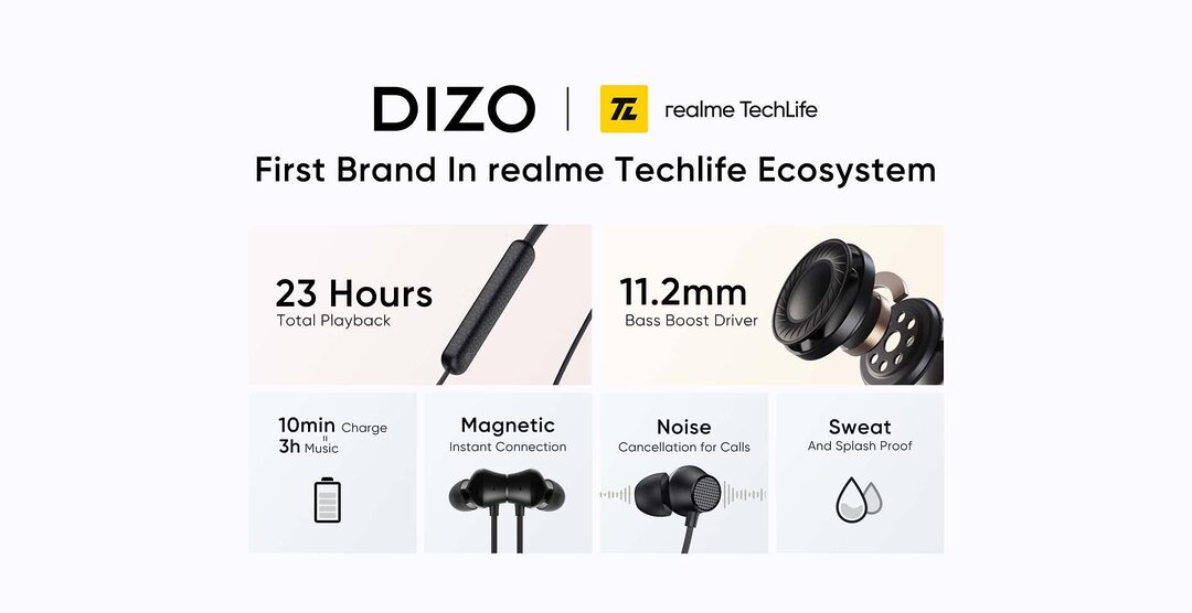 Realme Dizo Wireless Bluetooth Headset D