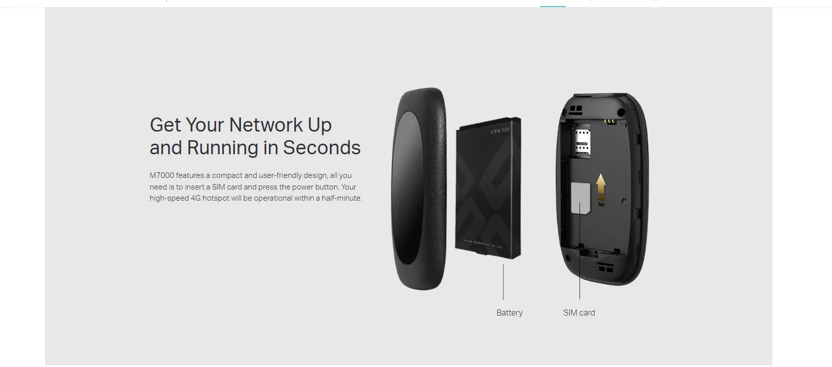 Tp Link M7000 150 Mbps 4G Pocket Router E