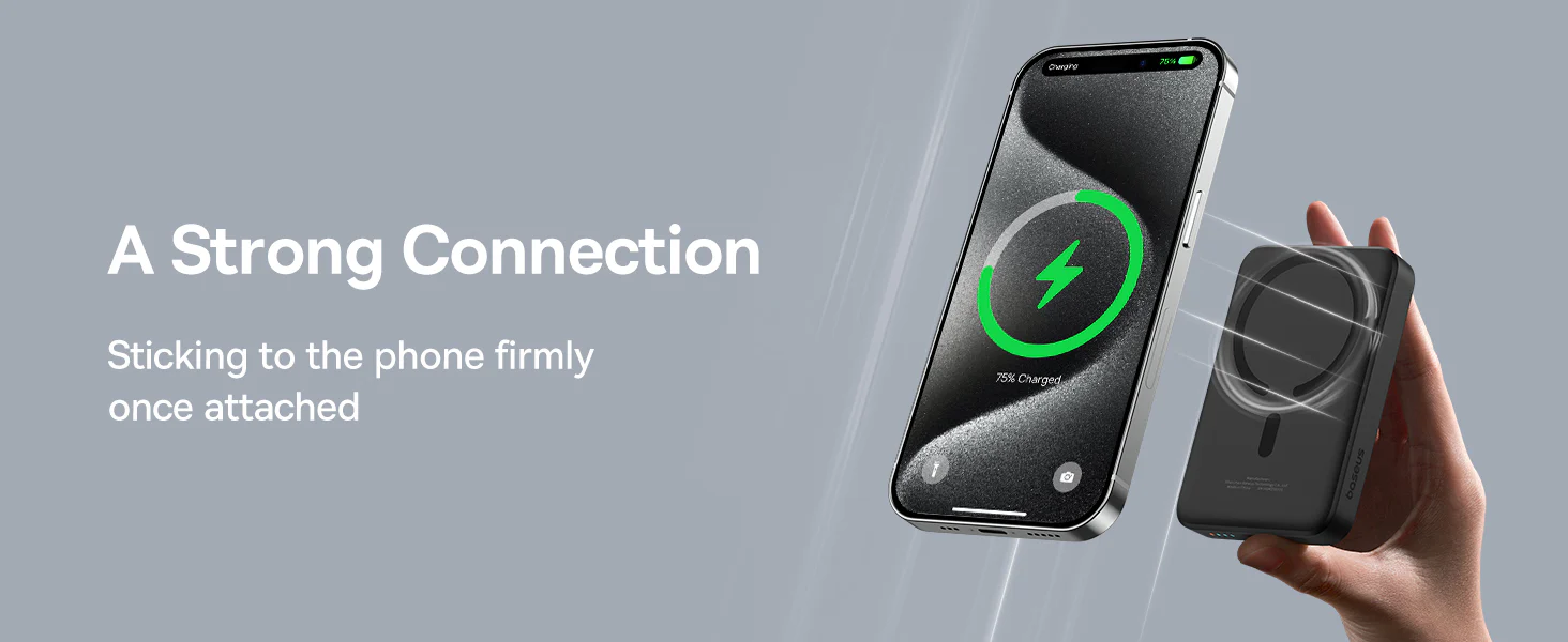 Baseus Ppcx030001 20W Magnetic Mini Wireless 10000Mah Power Bank C