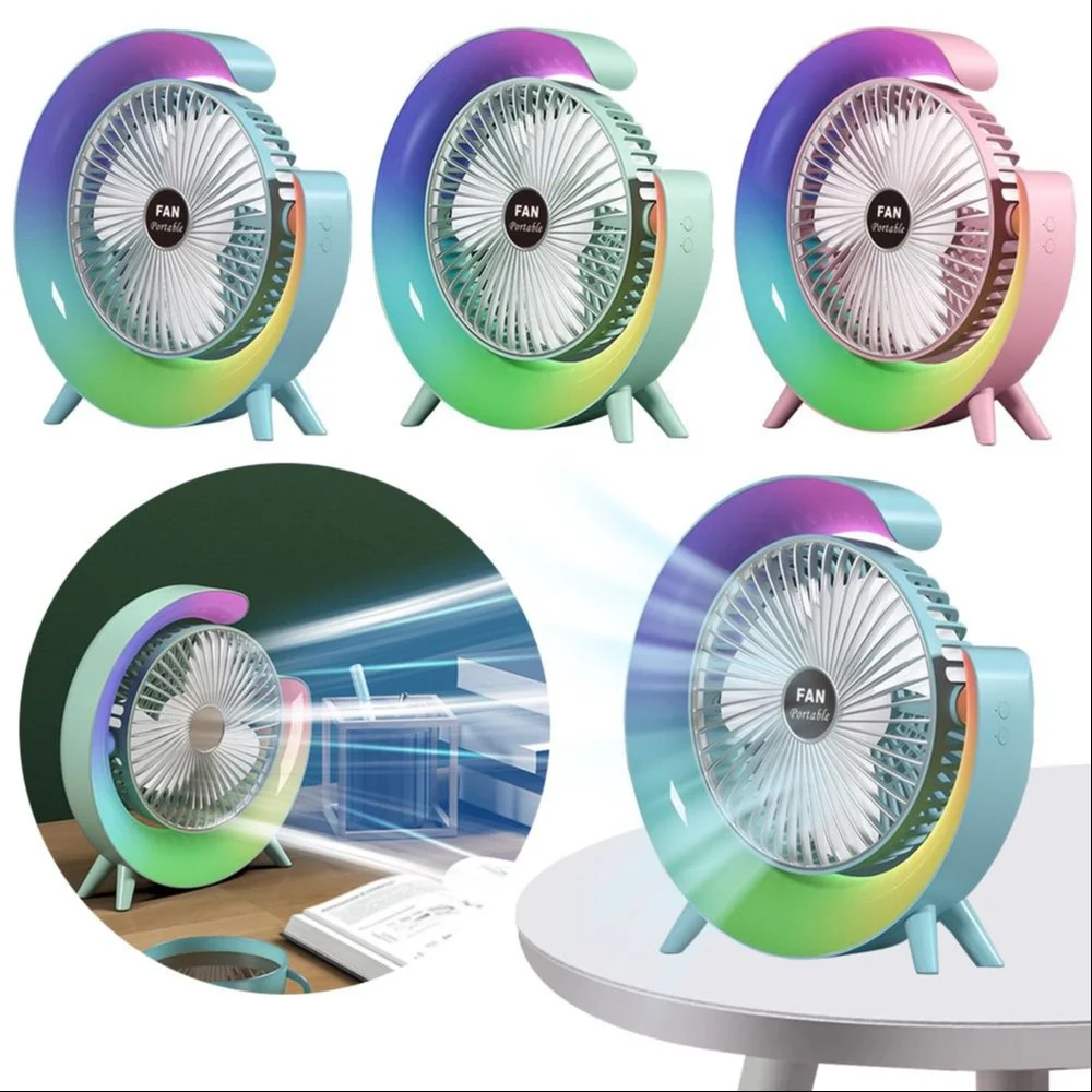 Colorful Rgb Desk Fan D