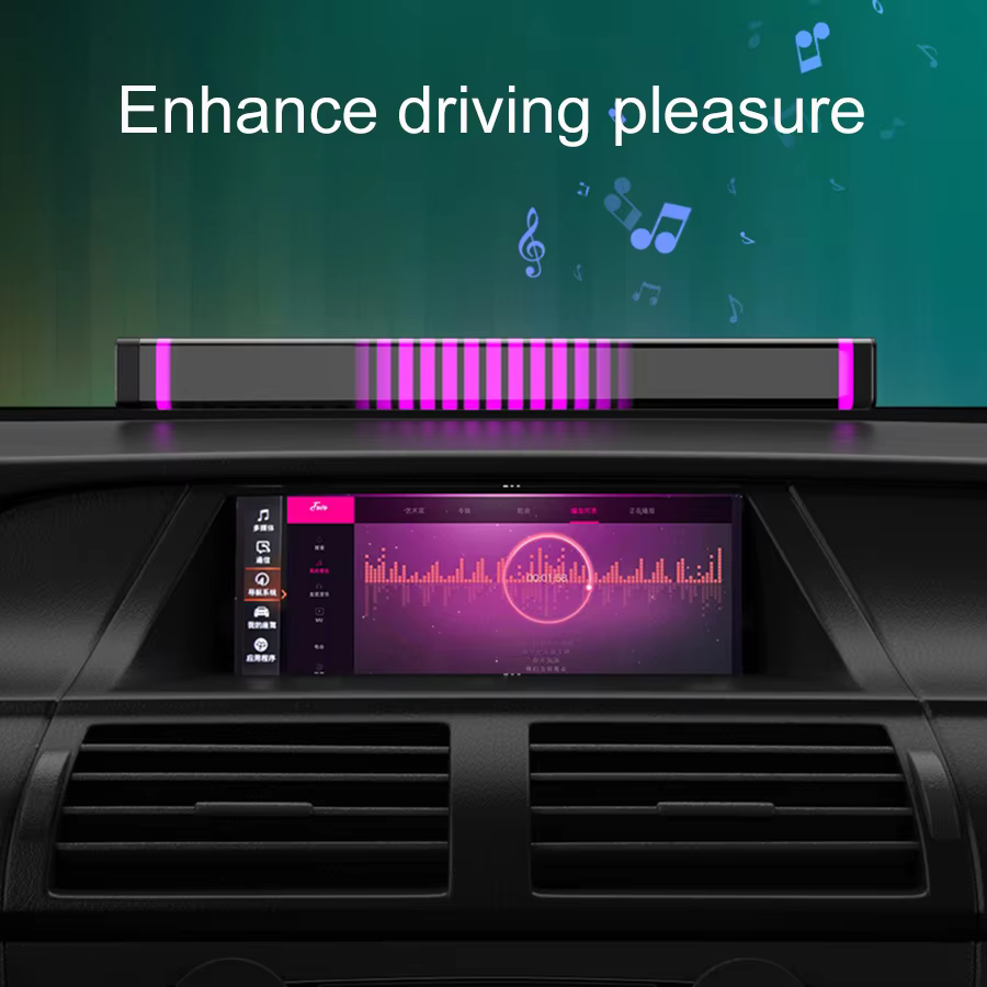 D10 3D Rgb App Control Rechargeable Rhythm Light With Voice Activated Pickup F