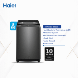 HAIER HWM80 316S6 8 KG Top Load Washing Machine With 3D Rolling Wash