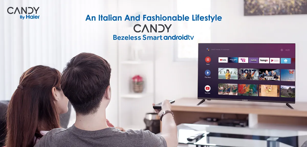 Haier C40K6Fg Candy 40 Inch Fhd Bezel Less Android Smart Tv With Free Bongo Subscription A Haier C40K6Fg Candy 40 Inch Fhd Bezel Less Android Smart Tv With Free Bongo Subscription A