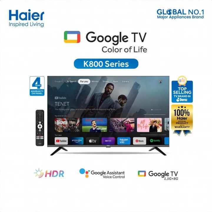 Haier H43K800Fx Official 43 Fhd Smart Google Tv 1.5G+8G, Dolby Audio Haier H43K800Fx Official 43 Fhd Smart Google Tv 1.5G+8G, Dolby Audio