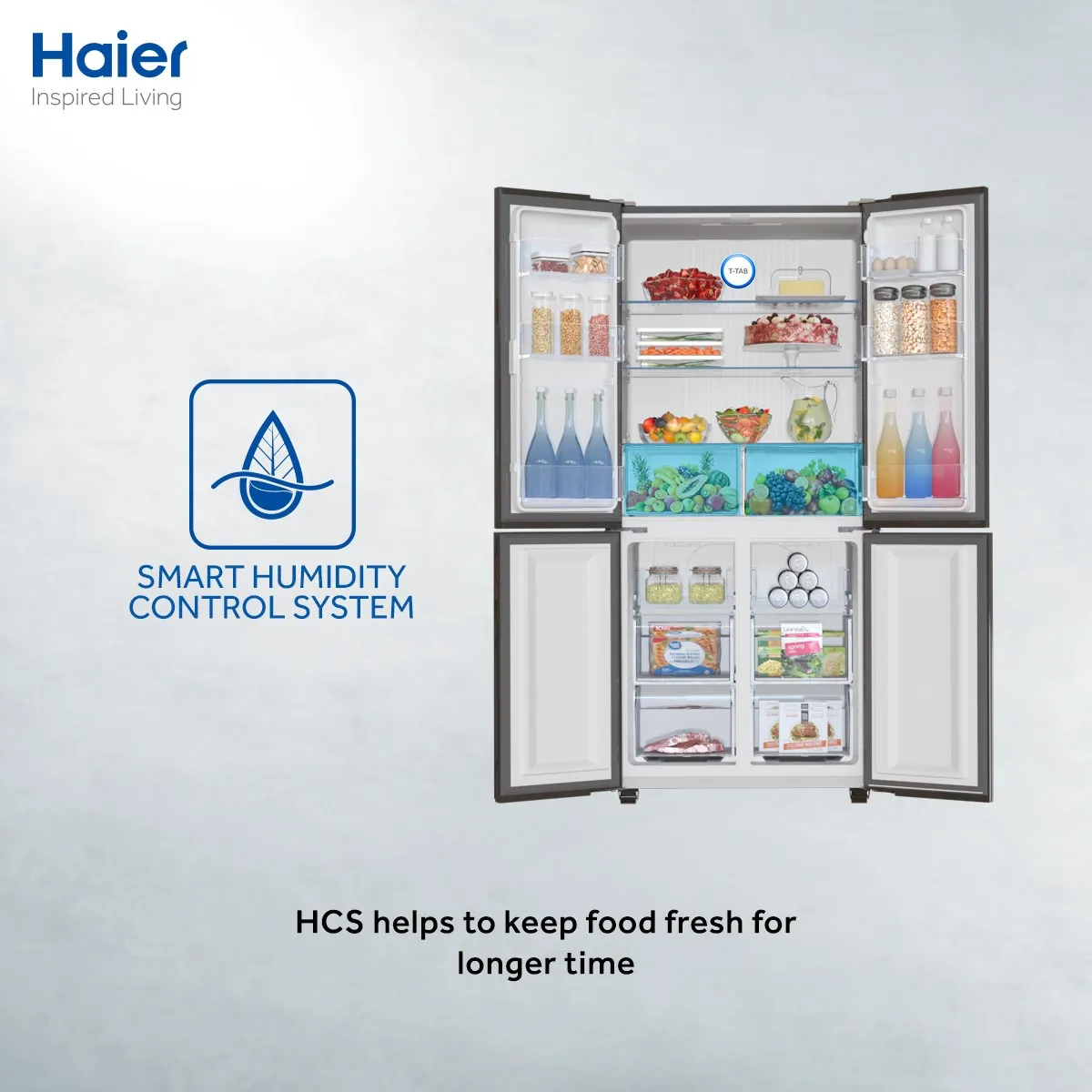 Haier Hrf 578Tbg 522Ltr Black French T Door No Frost Refrigerator D Haier Hrf 578Tbg 522Ltr Black French T Door No Frost Refrigerator D