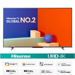 Hisense 55A6F3 55 Bezelless Smart Android 4K UHD Google TV