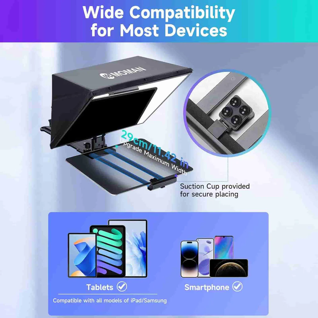 Moman Mt16 Video Camera Teleprompter A