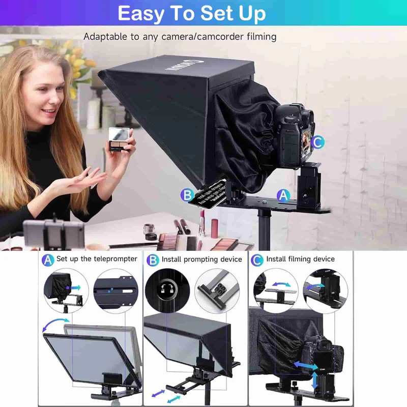 Moman Mt16 Video Camera Teleprompter B