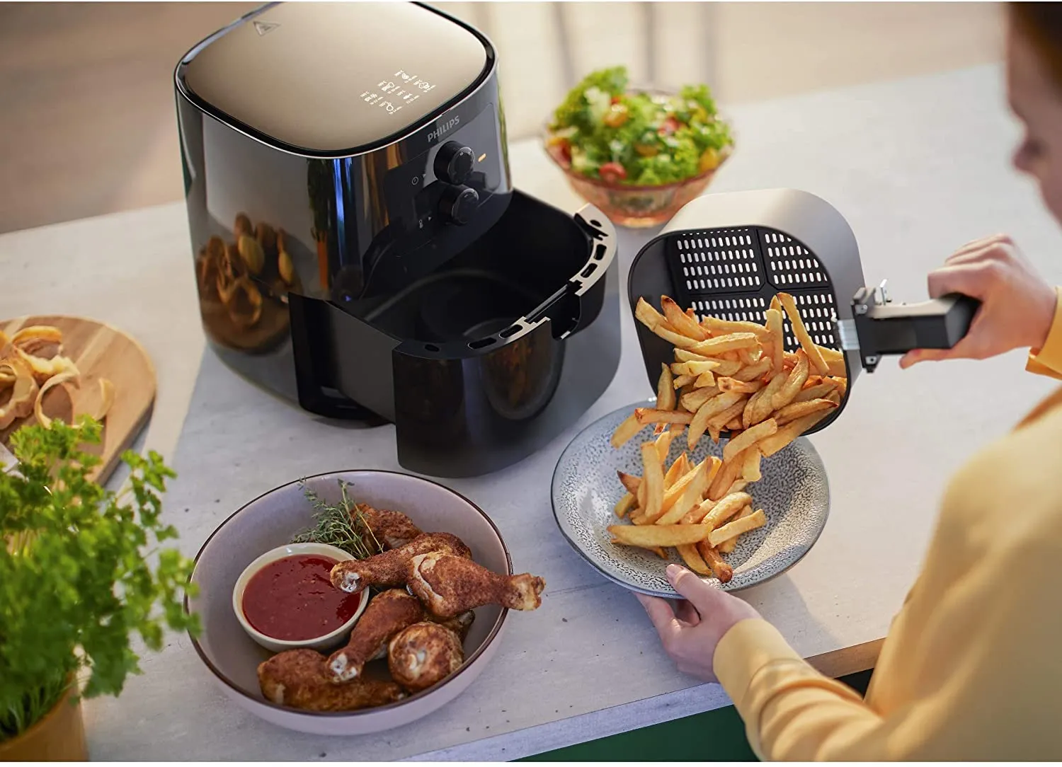 Philips Hd9200 91 Essentia Air Fryer 4 1 Liter A