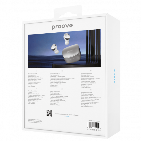Proove Charm Wireless Earbuds F Proove Charm Wireless Earbuds F