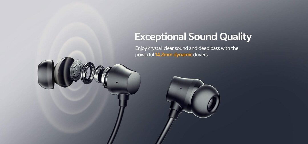 Qcy Bassbloom Anc N2 In Ear Neckband Headphones E