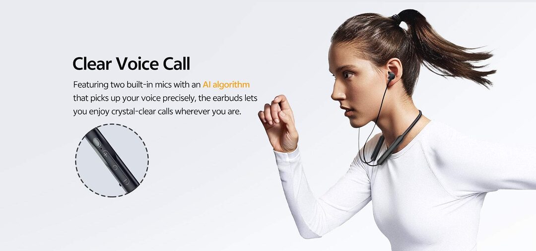 Qcy Bassbloom Anc N2 In Ear Neckband Headphones F