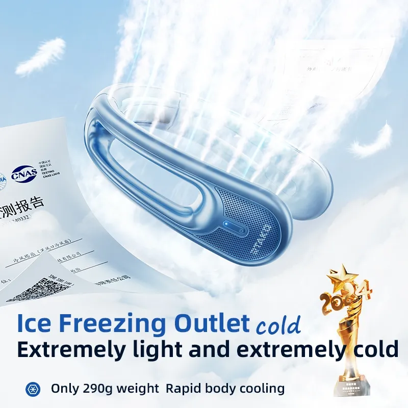 Rtako Gbf001 4000Mah Ice Breeze Neck Hanging Fan C