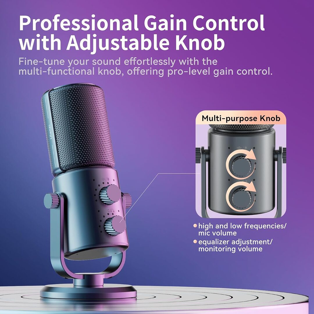 Ulanzi Dcm 05 Usb Desktop Condenser Microphone B