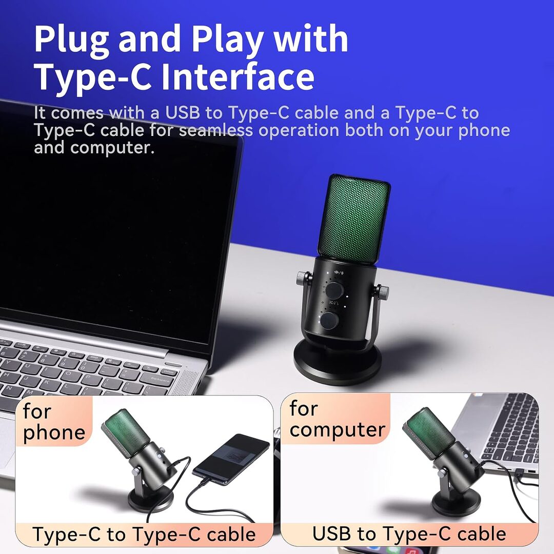 Ulanzi Dcm 05 Usb Desktop Condenser Microphone D