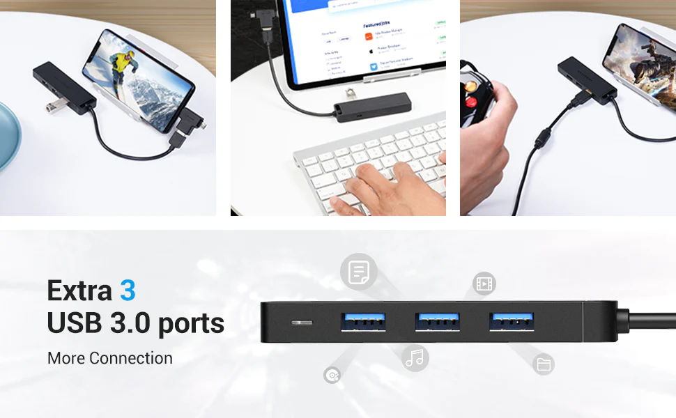 Vention Chlbf 4 Port Usb 3 0 Hub E