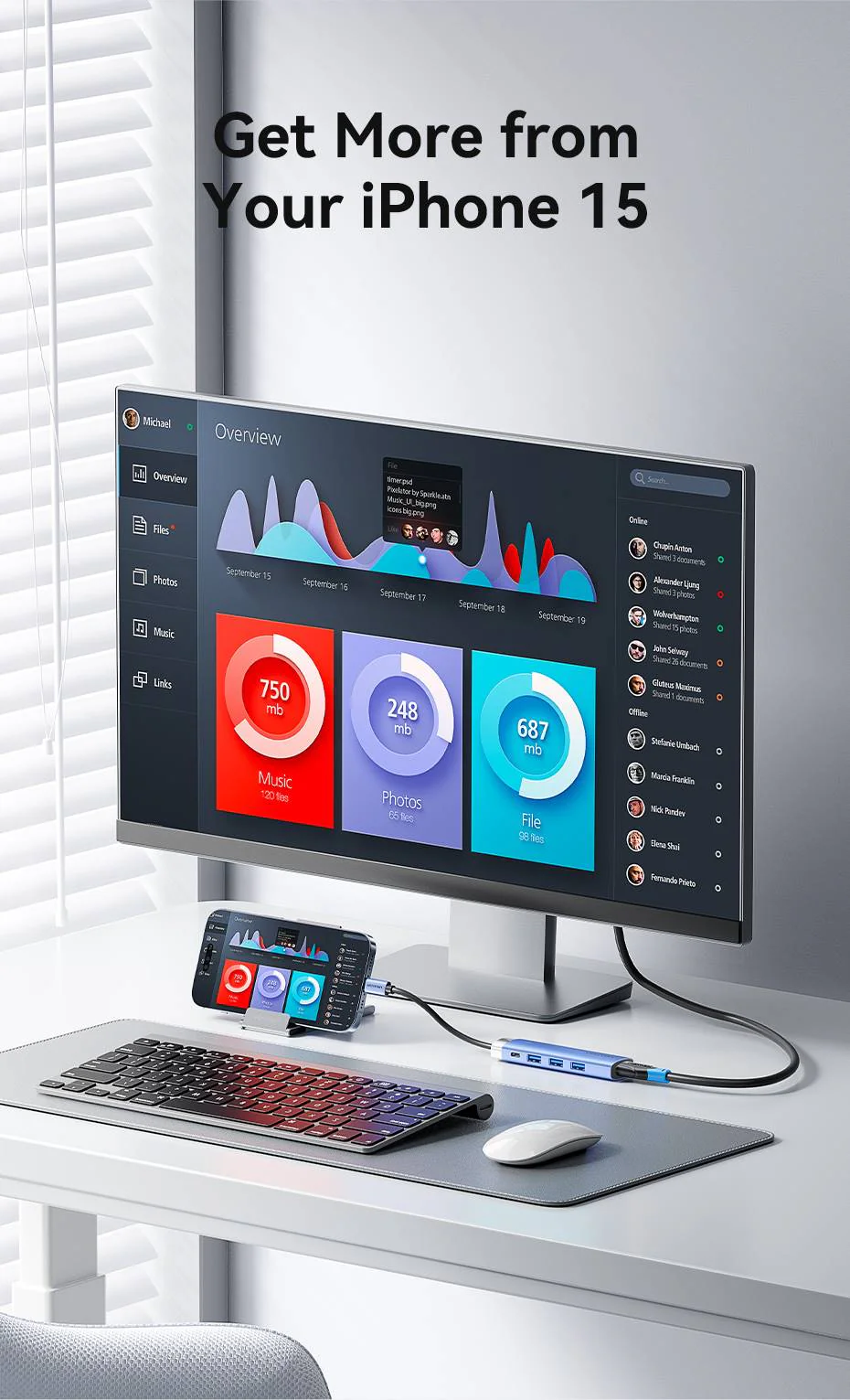 Vention Tgesb 5 In 1 Usb C Docking Station E