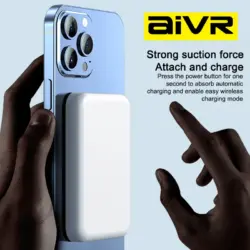 AIVR Y134 5000mAh magnetic wireless Power Bank a