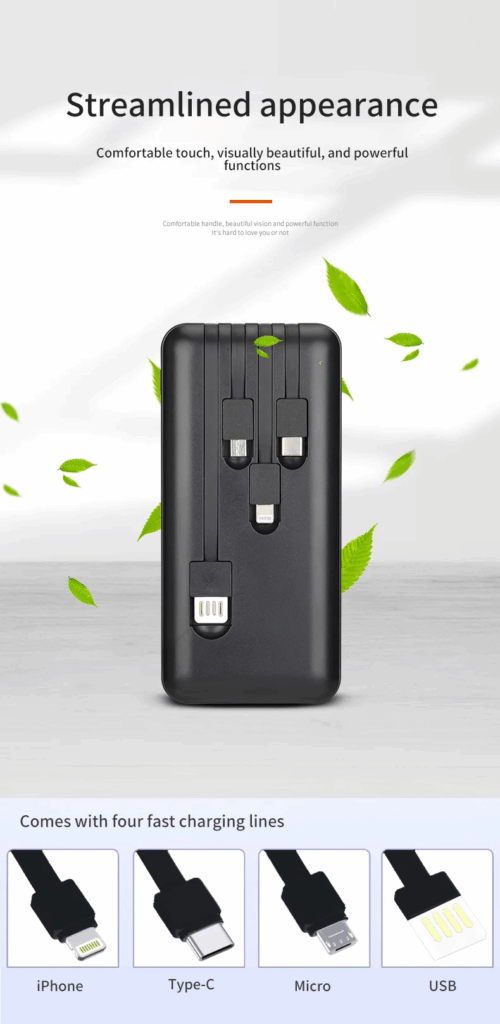 Aivr Ip15 10000Mah 4 In 1 Fast Charging Power Bank